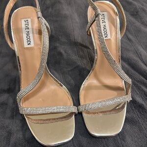 Steve Madden Noelle Heel in Rhinestone